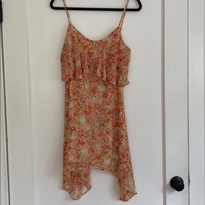 BCBGeneration Assymetrical Printed Dress